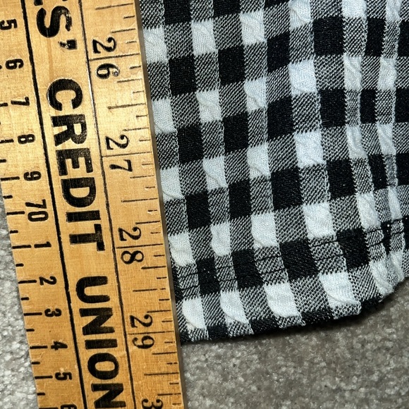 Urban Outfitters Casey Kick Flare Black and White Checkered Pant - Picture 9 of 10